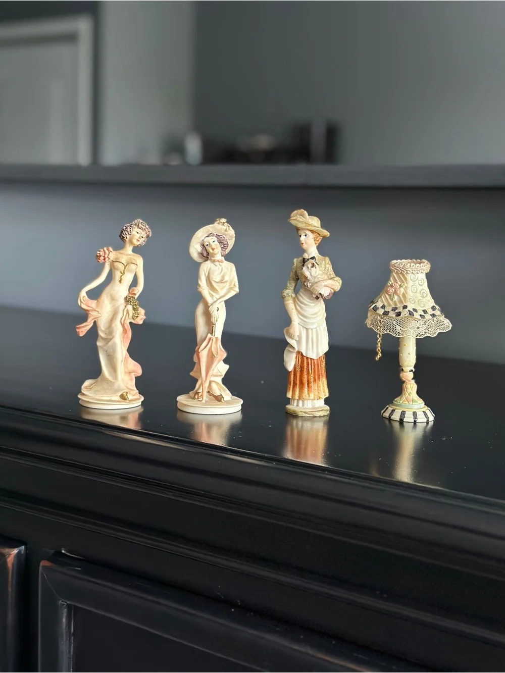 Set of Vintage Marlo Collection Polyresin Figurines